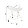Bath Stools,Shower Stool Bathroom White Foldable Shower Chair Change Shoes Stool Elderly/Handicapped/Pregnant Bath Stool Safety Anti-Slip Chair Max. 130Kg Bathroom Bath Stools view 3