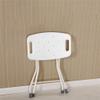 Bath Stools,Shower Stool Bathroom White Foldable Shower Chair Change Shoes Stool Elderly/Handicapped/Pregnant Bath Stool Safety Anti-Slip Chair Max. 130Kg Bathroom Bath Stools view 4