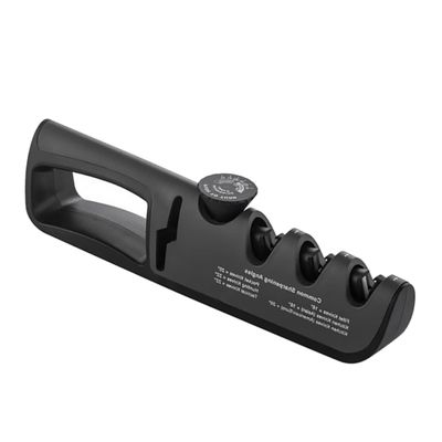 1pc Knife Sharpener Household Tools German Tools Multipurpose Tool Kitchen Scissors Sharpener Sharpener Scissor Sharpener Tool Kitchen Sharpening Tool Cutters Grinder Black/1779