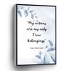 PUCHYUCT Thich Nhat Hanh Canvas Wall Art My Actions Are My Only True Belongings Quotes Poster Zen Buddhism Print Stretched And Framed Ready To Hang For Living Room,Bedroom,Classroom Etc (16" X 24") view 1