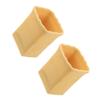 2pcs Fruit Slicer Cutters Egg Slicer for Hard Boiled Eggs Egg Strawberry Slicer Dicer Banana Blade for Soft Fruit Mushroom Vegetable Appetizer Green/1719 (Color : Yellow) view 1
