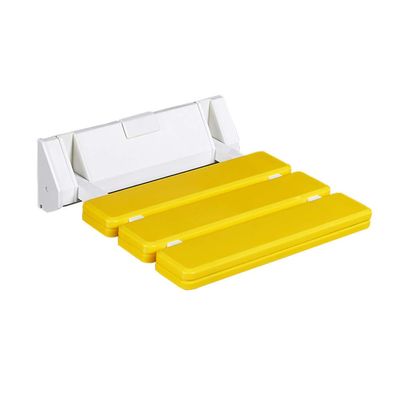 Bath Stools,Bathroom Folding Shower Stool Wall Bath Seat Anti-Slip Wall Chair Elderly Bath Seat Stool,Yellow