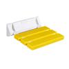 Bath Stools,Bathroom Folding Shower Stool Wall Bath Seat Anti-Slip Wall Chair Elderly Bath Seat Stool,Yellow view 1