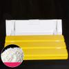 Bath Stools,Bathroom Folding Shower Stool Wall Bath Seat Anti-Slip Wall Chair Elderly Bath Seat Stool,Yellow view 3