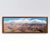 10x5 IN Frame Brown Walnut Finish Solid Wood Frame Width 1.25 Inches | Interior Frame Depth 0.5 Inches | Galvin Traditional Frame | Complete with UV Acrylic, Foam Board Backing & Hanging Hardware view 2