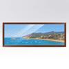 10x5 IN Frame Brown Walnut Finish Solid Wood Frame Width 1.25 Inches | Interior Frame Depth 0.5 Inches | Galvin Traditional Frame | Complete with UV Acrylic, Foam Board Backing & Hanging Hardware view 3