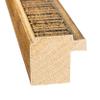 10x25 Frame Gold Kingsley Distressed Solid Wood Picture Frame Width 0.75 Inches | Interior Frame Depth 0.5 Inches | Kingsley Frame with UV Acrylic, Foam Board Backing & Hanging Hardware view 4