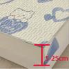 FCLDESHOP Hotel Quality Fitted SheetThickened Cartoon Printed Latex Bed Sheets, Boys Girls Bedroom Cool Non-Slip Mattress Topper,Rabbit,90 * 200cm (2pcs) view 2