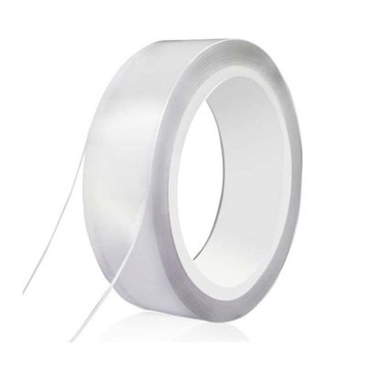 KAVJU Self Adhesive Traceless Double Sided Nano Tape Waterproof Transparent Wall Stickers Heat Resistance Bathroom Home Decoration (Color : 3M, Size : 20mm)