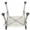 Bath Stools,Shower Stool Shower Chair Stainless Steel Shower Seat Stool for Elderly/Disabled Anti-Slip Mat Shower Seat Stool with Handle 6 Height Bench Bathtub Stool Seat view 3