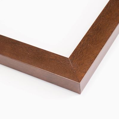 10x45 Frame Brown Walnut Finish Solid Wood Frame Width 1.25 Inches | Interior Frame Depth 0.5 Inches | Galvin Traditional Frame | Complete with UV Acrylic, Foam Board Backing & Hanging Hardware