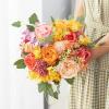 HXSCOO Luxury Hydrangea Artificial Flowers Fake Flower Bride Bouquet Silk Rose Peony Bridal Wedding Bouquet Home Decoration (Color : Blue) view 2