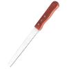 HTBMALL Bread Knife, Stainless Steel Serrated Bread Knife for Homemade Bread, Cakes & Bagels, 10 Inch Kitchens Knifes Saw Breads Cutter, Bagel Sourdough Slicer Knifes with Wooden Handle view 2