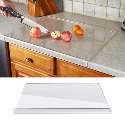 Acrylic Cutting Board, Acrylic Cutting Board for Kitchen Countertops, Transparent Cutting Board for Kitchen Countertops, with 2 Sizes (Small)