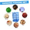 JOINPAYA Foldable Fish Cage Drying Net for Food Mesh Drying Rack Laundry Drying Rack Fruit Vegetables Hanging Cage Dryer Racks for Laundry Hanging Drying Fish Cage Clothes Nylon view 2
