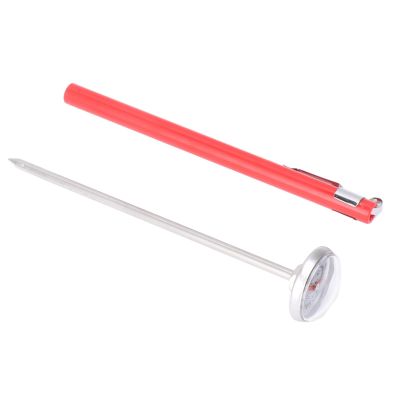 Meat Thermometer, Kitchen BBQ Tool Read Food Cooking Thermometer with Dial Pocket Size for Grilling Deep Fry and Oven