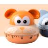 Mechanical Kitchen Timer, Cartoon Animal Shape Manual Timers, Cute Timer for Kids, Wind Up 60 Minutes Manual Countdown Timer for Classroom, Home, Study and Cooking (Puppy) view 2