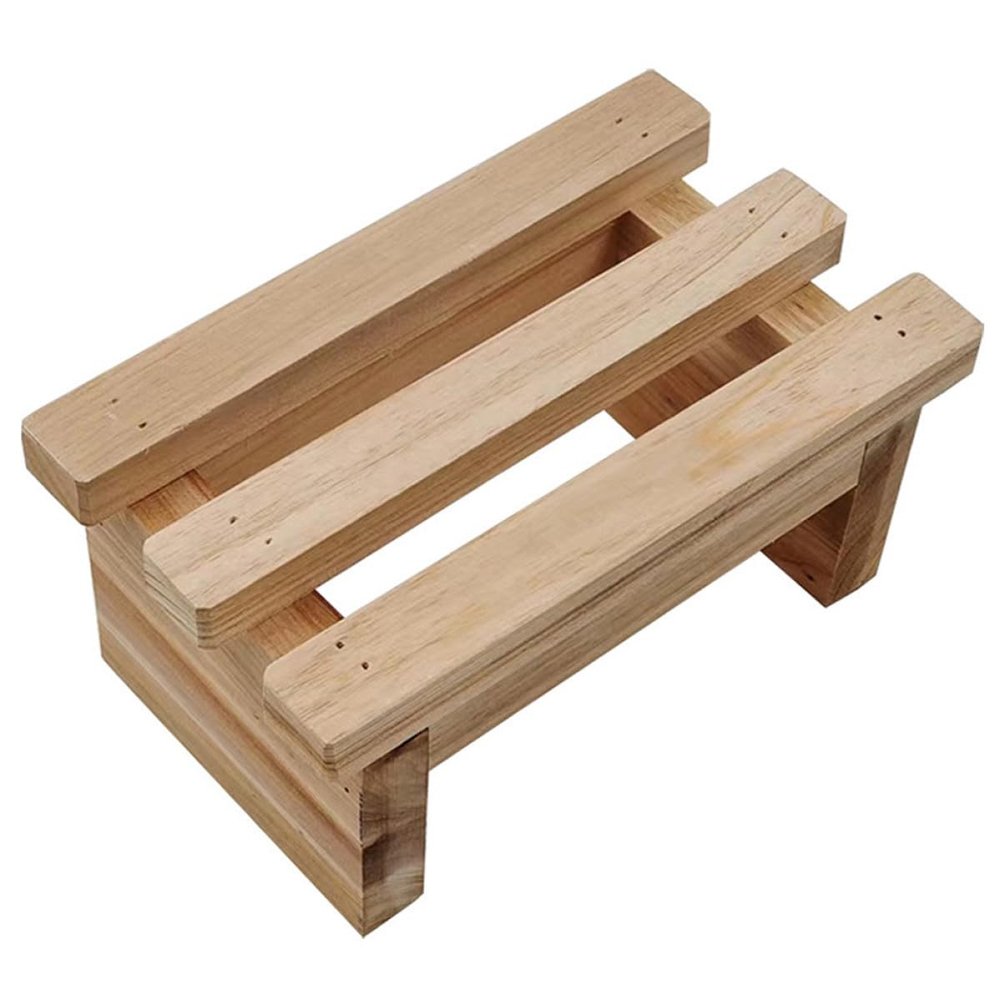 GRIRIW Stylish Wooden Bench Stool for Boys and Girls' Rest Step up Wear-Resistant