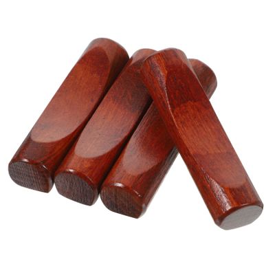 Mikinona Wooden Chopstick Holder Spoon Fork Chopsticks Set Desktop Chopstick Rest for Home Easy Clean 4pcs Chopstick Rest
