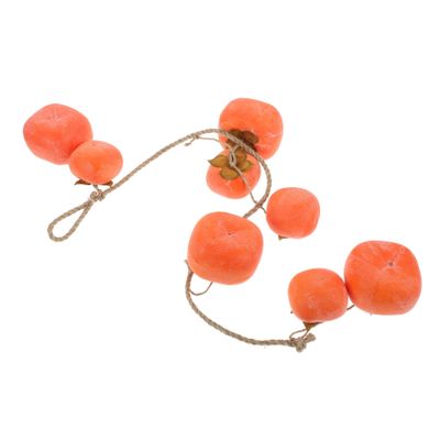 ARTIBETTER 4 Pcs Simulation Persimmon Outdoor Hanging Decor Desk Topper Food Decor Lifelike Persimmon Model Simulation Fruits Simle Etmek Simulate Fake Home
