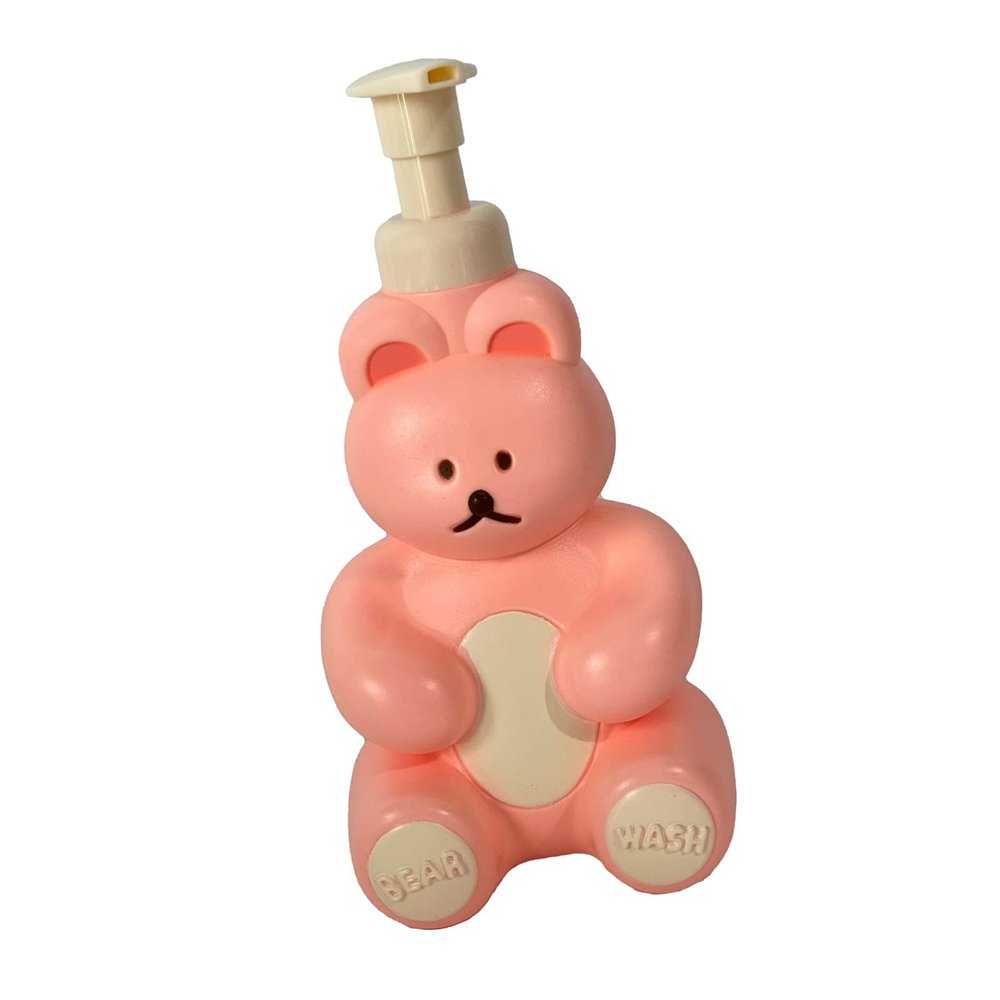 LIANGLIDE Foam Dispenser, Countertop Dispenser Bear Shape Foam Bottles Pump, Foaming Dispenser for Facial Wash Body Wash Hand ()