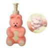 LIANGLIDE Foam Dispenser, Countertop Dispenser Bear Shape Foam Bottles Pump, Foaming Dispenser for Facial Wash Body Wash Hand () view 3