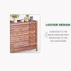 Air Conditioner Flower Stand,Air Conditioning Covers Outdoor,All Seasons Central Air Conditioner Cover,Decorative Air Conditioner Cover Wooden,for Outside Units. (Size : 96 * 40 * 89cm) view 2