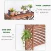 Air Conditioner Flower Stand,Air Conditioning Covers Outdoor,All Seasons Central Air Conditioner Cover,Decorative Air Conditioner Cover Wooden,for Outside Units. (Size : 96 * 40 * 89cm) view 4