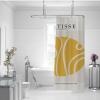 Wewoo Home Bathroom Shower Curtain Henri Matisse Yellow Round Pattern Print Bathroom Abstract Line Bathtub Curtain with 12 Hooks Premium Material W78xL78in view 2