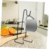 Luxshiny Sturdy Metal Cup Holder Single Coffee Cup Saucer Display Stand Home Decor view 2