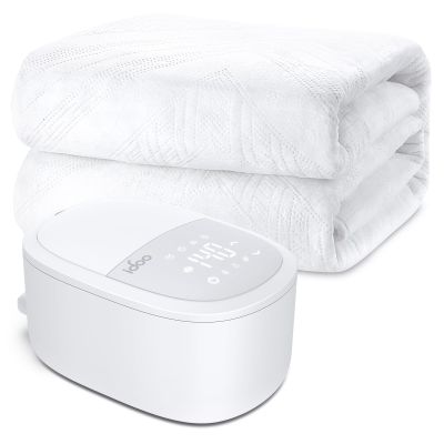iDOO Water Heated Mattress Pad Queen, FSA Eligible Items Only List, Birthday for Men Husband Wife, Electric Mattress Pads No EMF Radiation & No Electric Wires, 12H Timer, 60"x80"