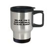 Appreciation Real estate agent Gifts, Relax, Real estate agent Travel Mug From Team Leader, Travel Mug With Lid For Colleagues, Housewarming gift, New home gift, Closing gift, Real estate agent mug view 2