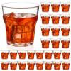 Tioncy 30 Pcs Acrylic Whiskey Glasses 9oz Shot Glasses For liqueur Unbreakable Stackable Beer glass for Drinking Water Vodka Cocktail Beer Party Bar view 1