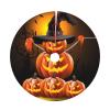 Halloween Funny Pumpkins Christmas Tree Skirts 30", Xmas Tree Cloth Mats Trees Skirts for Decor Gift, Home Decoration view 1
