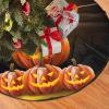 Halloween Funny Pumpkins Christmas Tree Skirts 30", Xmas Tree Cloth Mats Trees Skirts for Decor Gift, Home Decoration view 3