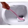 Toilet Brush Holder Toilet Brush and Bracket Self-contained Lip Brush Toilet Cleaning System for Bathroom Toilet Brushes,Toilet Brush with Holder view 4