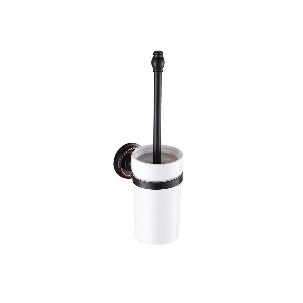 Toilet Brush Holder Retro Creative Toilet Brush Brass Carving Toilet Brush Scrub Cleaning Brush Household Set Toilet Brushes,Toilet Brush with Holder