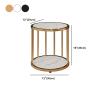 KWOKING Scandinavian Metal Corner Bookshelf Open Vertical Bookshelf for Living Room Nordic Living Room Floor Display Stand Sofa Side Simple Bookshelf Corner Shelf Black 12" L x 12" W x 16" H view 2