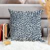 MangGou Dark Green Cheetah Animal Print Leopard Throw Pillows Leopard Print Ink Animal Spots Decorative Sofa Cushion Cover Farmhouse Double Side Accent Pillow for Living Room Bedroom 18x18in view 3