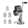 DDBESSIC Stainless Steel Kitchen Grater, Rotary Drum Slicer Cheese Grater 5 High-efficiency Vegetable Slicer With Interchangeable Round Stainless Steel Blades, Suitable For Fruits, Vegetables And Nuts view 4