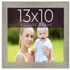 13x10 Frame Grey Real Wood Picture Frame Width 1.5 Inches | Interior Frame Depth 0.5 Inches | Barn Grey Distressed Photo Frame Complete with UV Acrylic, Foam Board Backing & Hanging Hardware view 1