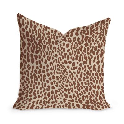 MangGou Neutral Brown Cheetah Animal Print Farmhouse Cushion Cover Leopard Print Animal Spots Cream Brown Home Decor Throw Pillow Cushion Decorative Double Side Throw Pillow Case 22x22in
