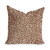 MangGou Neutral Brown Cheetah Animal Print Farmhouse Cushion Cover Leopard Print Animal Spots Cream Brown Home Decor Throw Pillow Cushion Decorative Double Side Throw Pillow Case 22x22in view 1