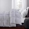 The OutNeT Silver Pinch Pleated Comforter Oversized King (132x120Inch), 3 Pieces(1 Pintuck Comforter and 2 Pillowcases) Pintuck Cotton Down Alternative Comforter Bedding Set view 3