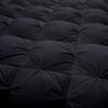 The OutNeT Black Pinch Pleated Comforter Oversized King (116x98Inch), 3 Pieces(1 Pintuck Comforter and 2 Pillowcases) Pintuck Cotton Down Alternative Comforter Bedding Set view 4