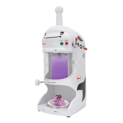 Commercial Electric Ice Shaver, 110V Multi-Purpose Automatic Ice Shaver Machine, 90KG/H Powerful Crushed Ice Maker and Snow Cone Machine for Home and Commercial Use