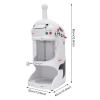Commercial Electric Ice Shaver, 110V Multi-Purpose Automatic Ice Shaver Machine, 90KG/H Powerful Crushed Ice Maker and Snow Cone Machine for Home and Commercial Use view 2