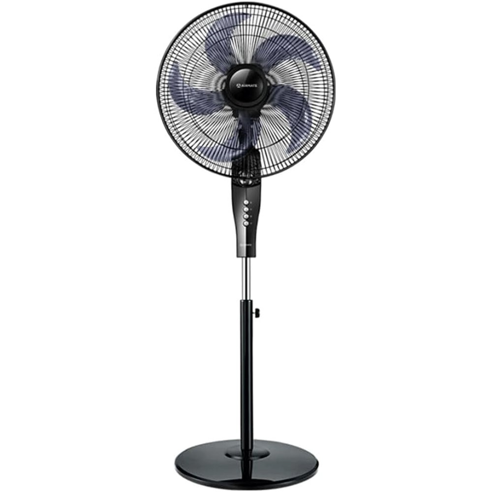 ZUMAHA Vertical 3 Speed Setting Floor Fan, Adjustable Height and Tilt Standing Fan, 70 Oscillating Pedestal Fan High 135CM Adjustable