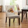 Farm Pumpkins Chair Back Cover for Dining Room Set of 6 Halloween Vegetable Pumpkin Kitchen Chair Protecter Slipcovers for Holiday Party,Weeding,Banquet,Events Vintage Linen Plant Texture view 4