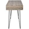 BUKSCYJS Gaming Computer Deskfor Home Office,Sturdy Writing Table and Hobby Workstation,Easy Assembly,Desk with 2 Compartments Gray view 4